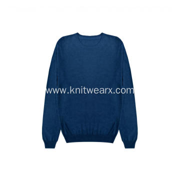 Men's Knitted Lightweight Anti-pilling Crewneck Pullover